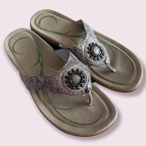 Abeo snakeskin sandals US 8